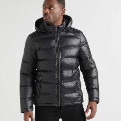 GUESS Premium Puffer Jacket Black
