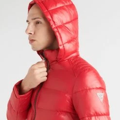 GUESS Premium Puffer Jacket Red -Cheap mens-new-arrivals Store 119RN716 RED 3 1800x