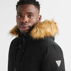 GUESS Heavyweight Snorkel Black -Cheap mens-new-arrivals Store 119RP325 BLK 3 1800x