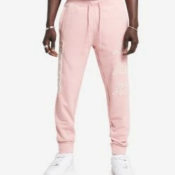 Kappa Arsyx Logo Fleece Pants Pink/Beige