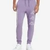 Kappa Arsyx Logo Fleece Pants Purple/Beige