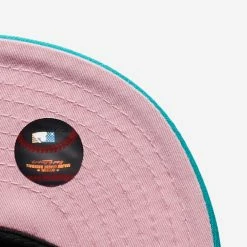 New Era 5950 Florida Marlins Two Tone Fitted Hat Black/Blue/Grey -Cheap mens-new-arrivals Store 70580181 5 1800x