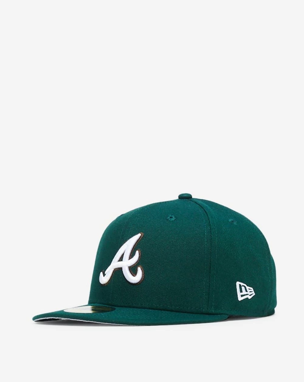 New Era 59Fifty Atlanta Braves Grey Under Hat Dark Green 3 New Era 59Fifty Atlanta Braves Grey Under Hat Dark Green - Image 3