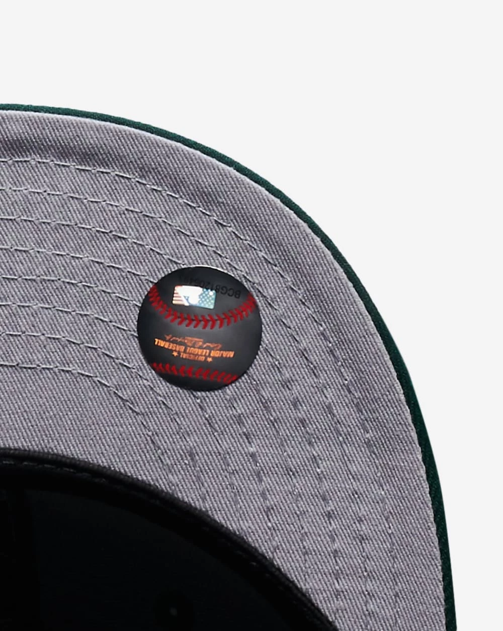 New Era 59Fifty Atlanta Braves Grey Under Hat Dark Green 5 New Era 59Fifty Atlanta Braves Grey Under Hat Dark Green - Image 5
