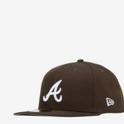 New Era 59Fifty Atlanta Braves Grey Under Hat Walnut -Cheap mens-new-arrivals Store 70721205 3 1800x