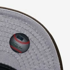 New Era 59Fifty Atlanta Braves Grey Under Hat Walnut -Cheap mens-new-arrivals Store 70721205 5 1800x