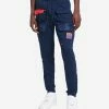 DE.KRYPTIC Boondocks Riley N Huey Windbreaker Pants Navy