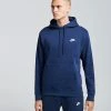 Nike NSW Club Fleece Pullover Hoodie Midnight Navy