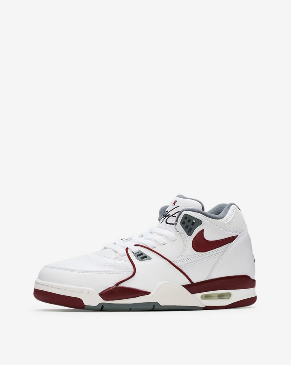 Nike Air Flight 89 White/Red/Grey 2 Nike Air Flight 89 White/Red/Grey - Image 2