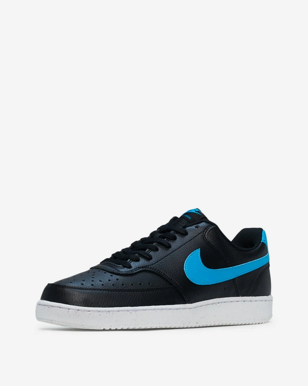 Nike Court Vision Low Black/Blue 2 Nike Court Vision Low Black/Blue - Image 2