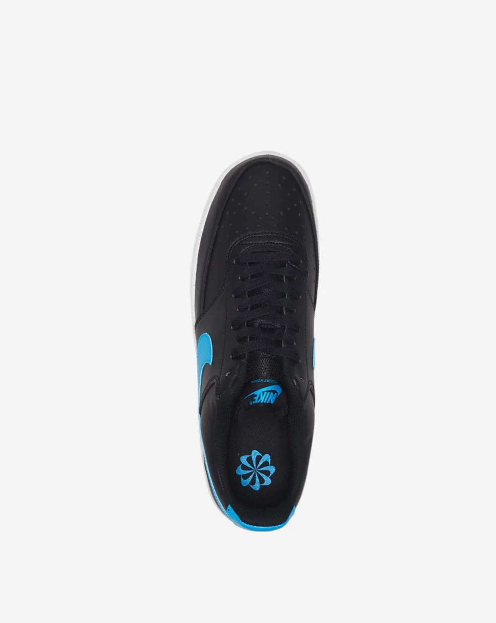Nike Court Vision Low Black/Blue 5 Nike Court Vision Low Black/Blue - Image 5