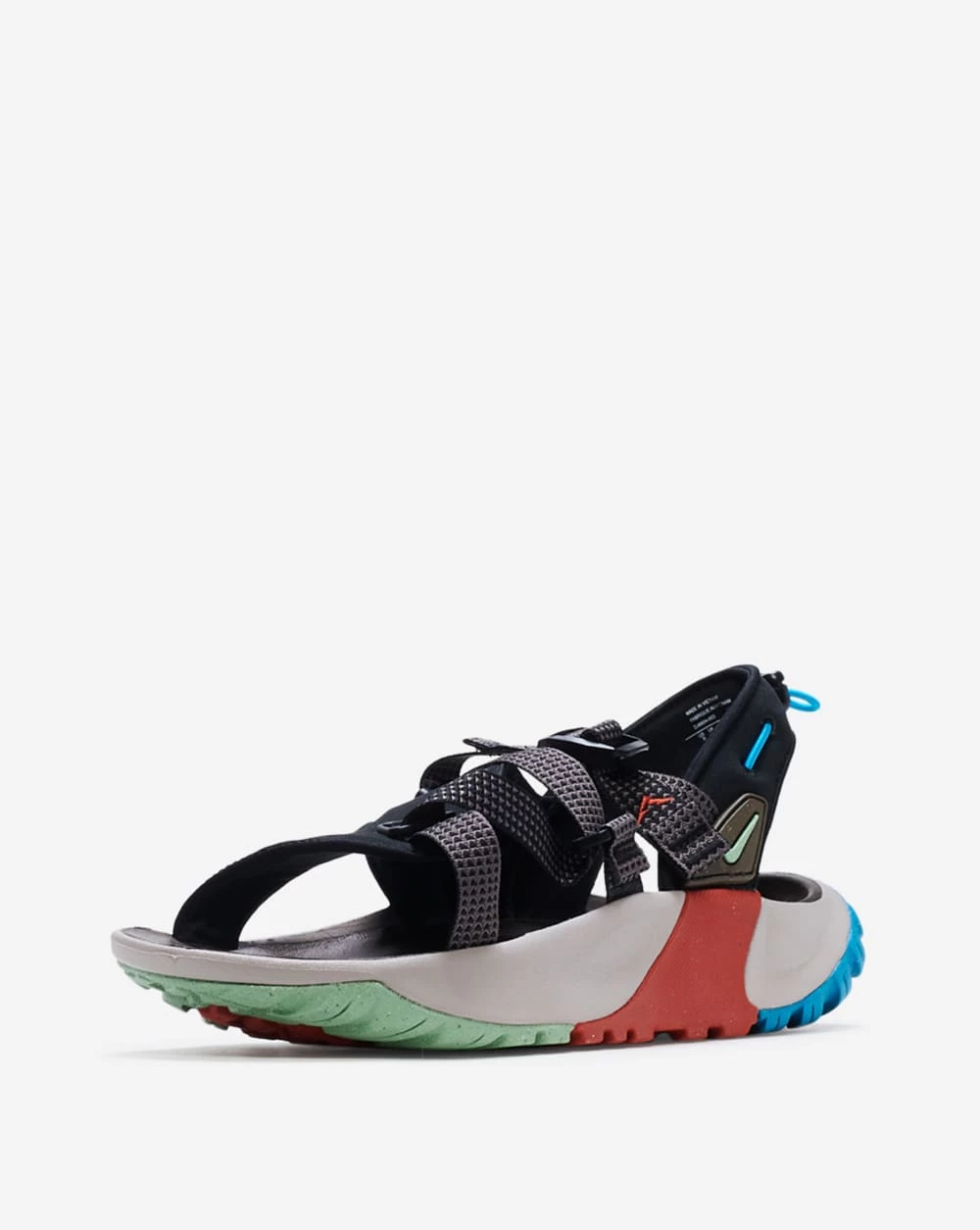 Nike Oneonta Sandals Black/Green/Blue 2 Nike Oneonta Sandals Black/Green/Blue - Image 2