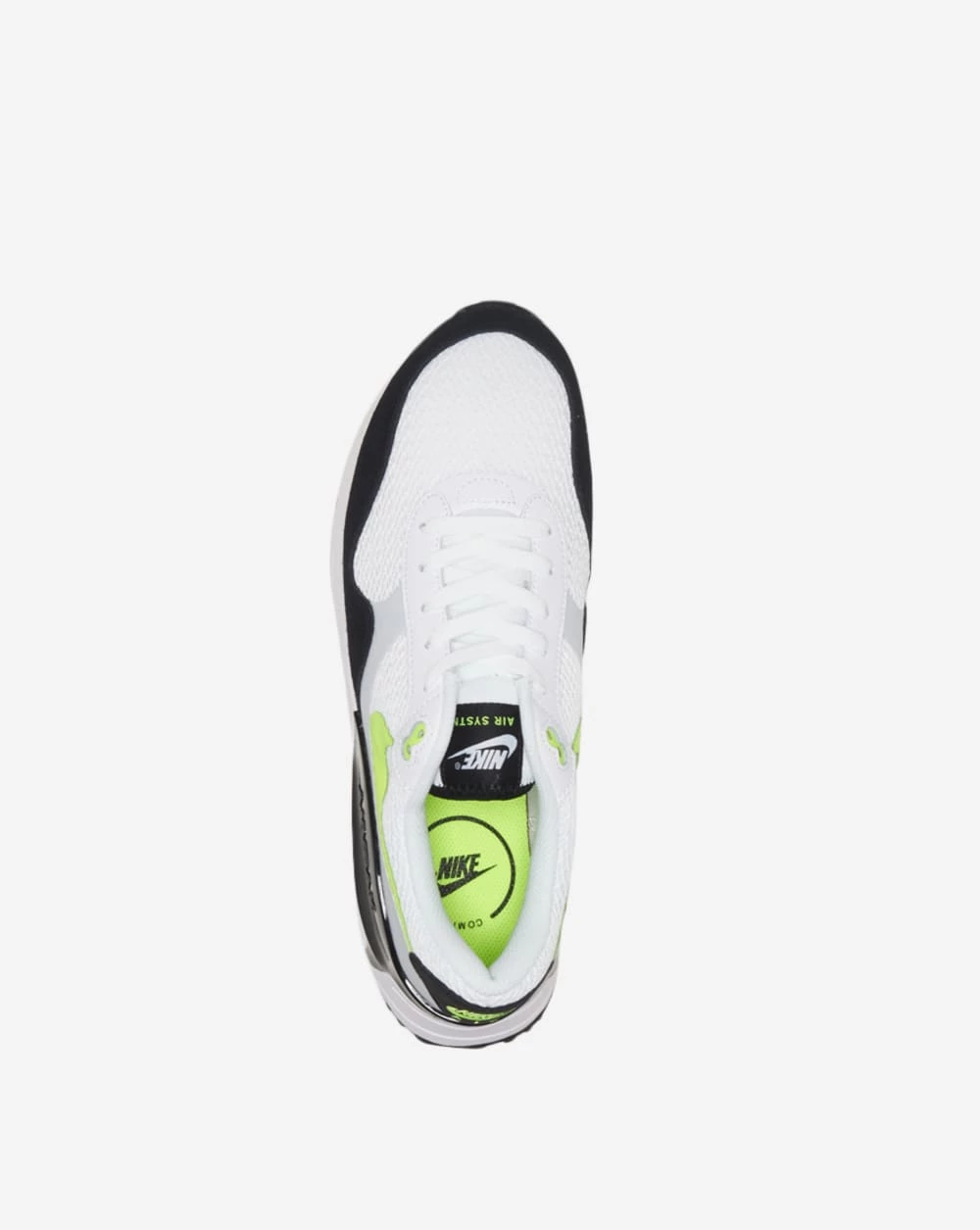 Nike Air Max Systm White/Black/Volt 5 Nike Air Max Systm White/Black/Volt - Image 5