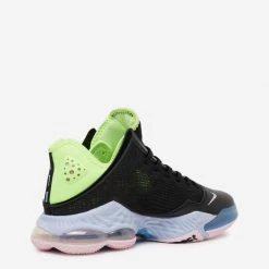 Nike LeBron XIX Low Black/Green/Purple/Blue -Cheap mens-new-arrivals Store DO9829 001 3 1800x