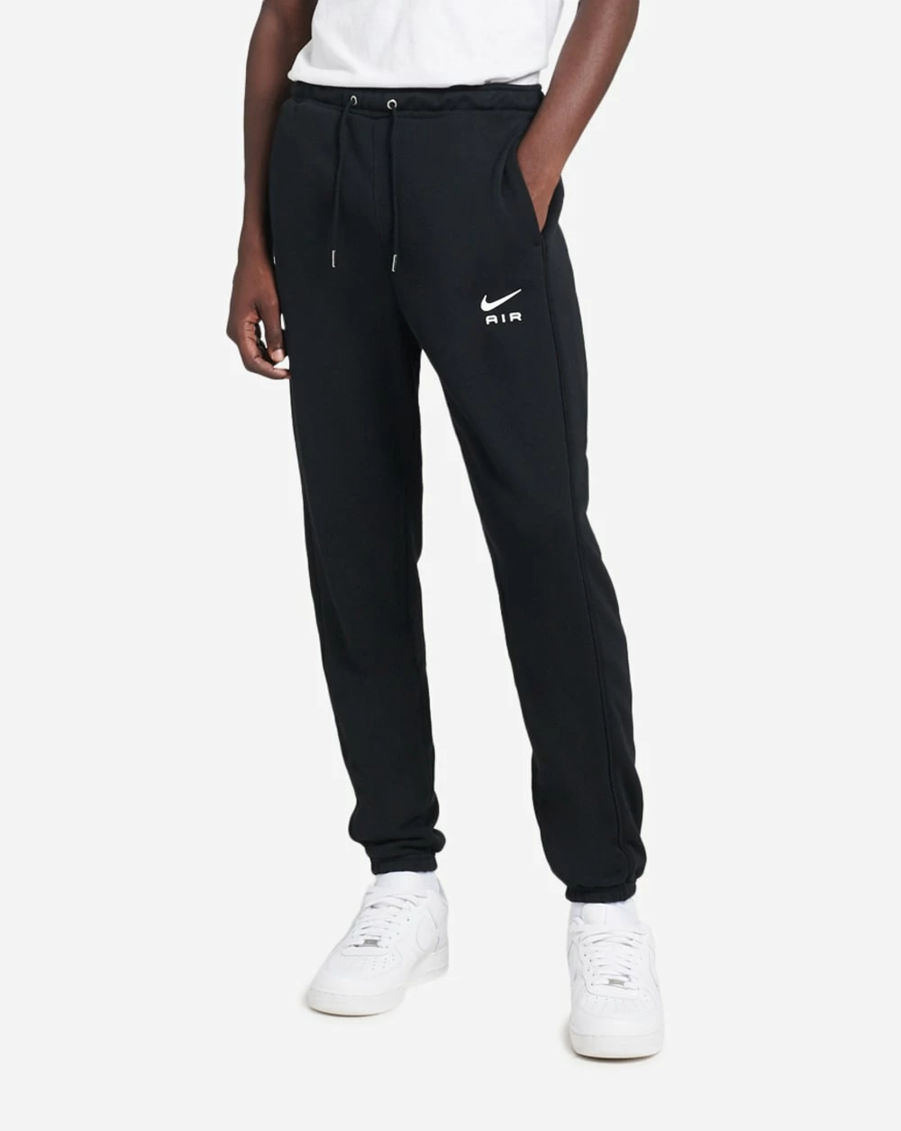 Nike NSW French Terry Air Pants Black/White 1 Nike NSW French Terry Air Pants Black/White