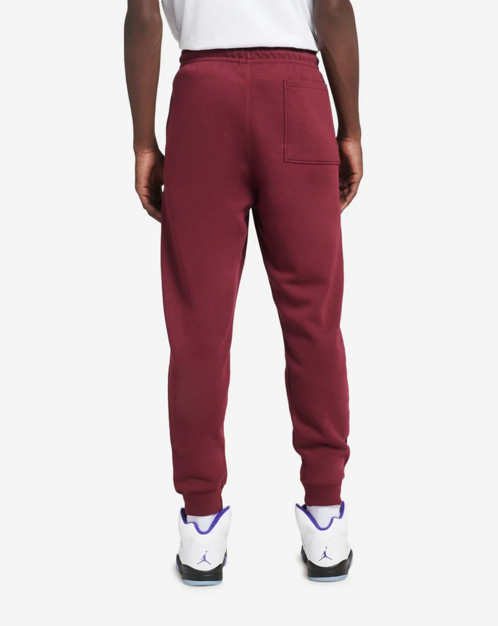Jordan Flight MVP Fleece Sweatpants Cherrywood Red 3 Jordan Flight MVP Fleece Sweatpants Cherrywood Red - Image 3
