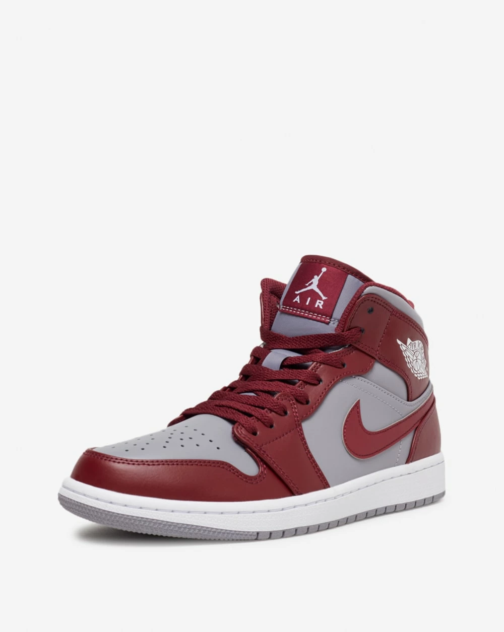 Air Jordan 1 Mid Cherrywood Red / White / Cement Grey 2 Air Jordan 1 Mid Cherrywood Red / White / Cement Grey - Image 2