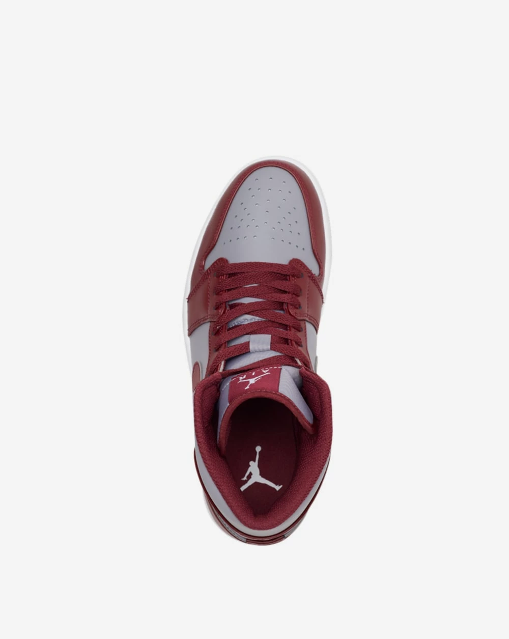 Air Jordan 1 Mid Cherrywood Red / White / Cement Grey 5 Air Jordan 1 Mid Cherrywood Red / White / Cement Grey - Image 5