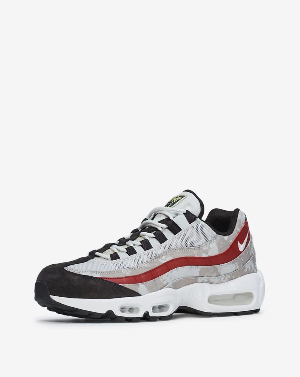 Nike Air Max 95 Bone/Khaki/Red 2 Nike Air Max 95 Bone/Khaki/Red - Image 2