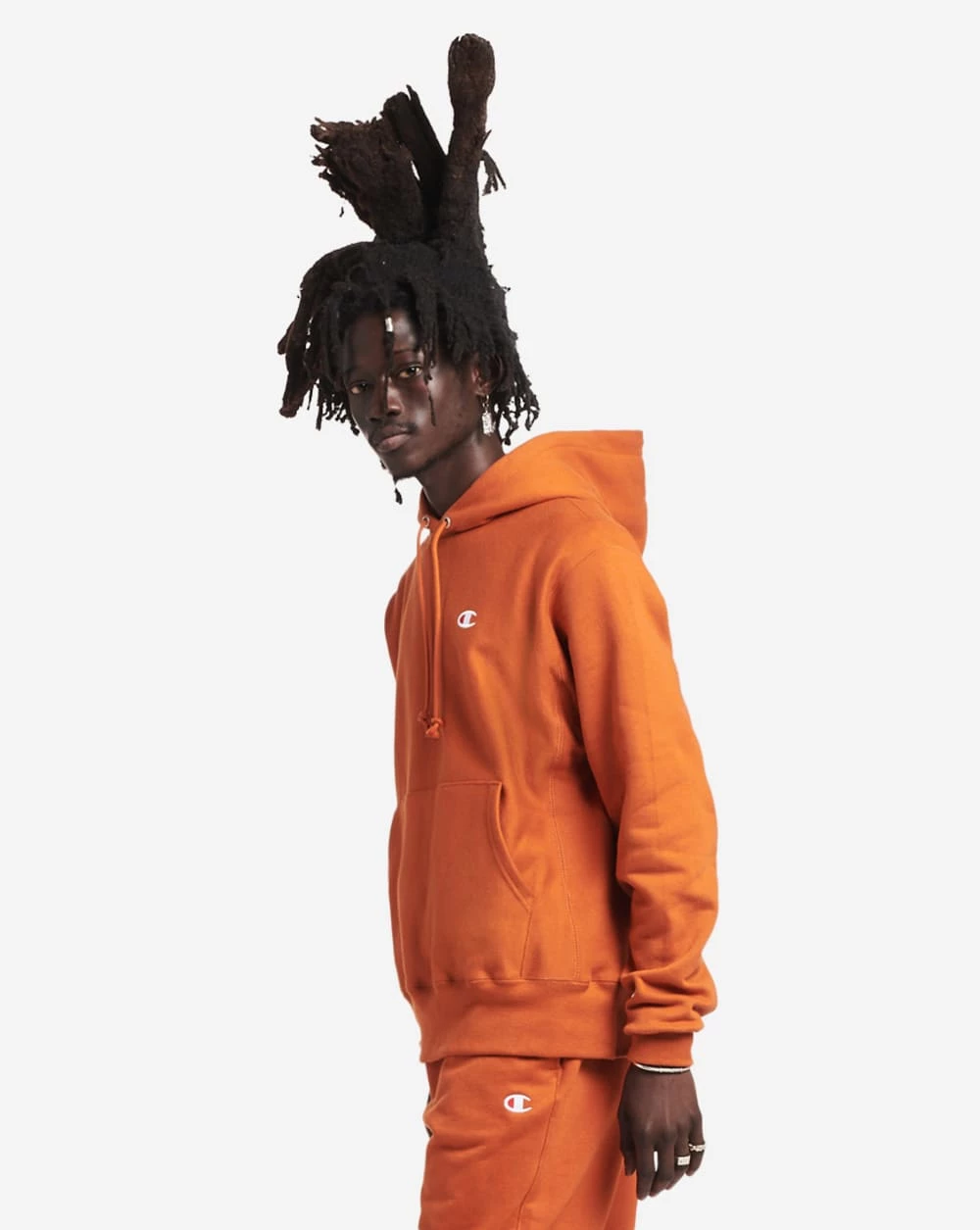 Champion Reverse Weave Pullover Hoodie Texas Orange 2 Champion Reverse Weave Pullover Hoodie Texas Orange - Image 2