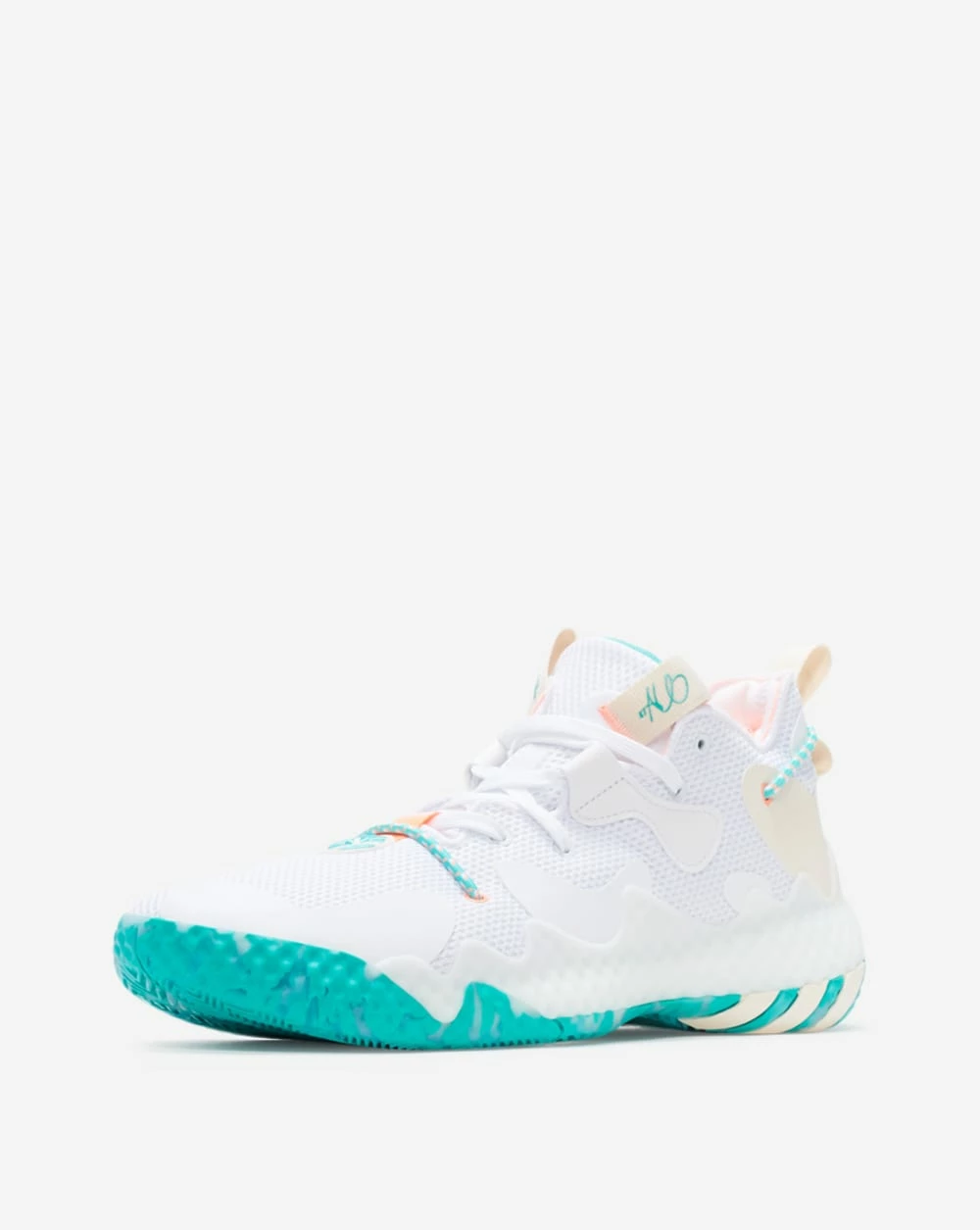 Adidas Harden Vol. 6 White/Beige/Blue 2 Adidas Harden Vol. 6 White/Beige/Blue - Image 2