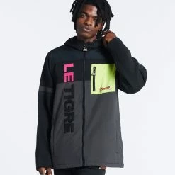 Le Tigre Track Jacket Black/Green