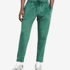 Polo Plush Velour Slim Pants College Green