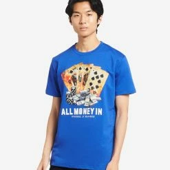 Streetz Iz Watchin All Money In Tee Royal Blue